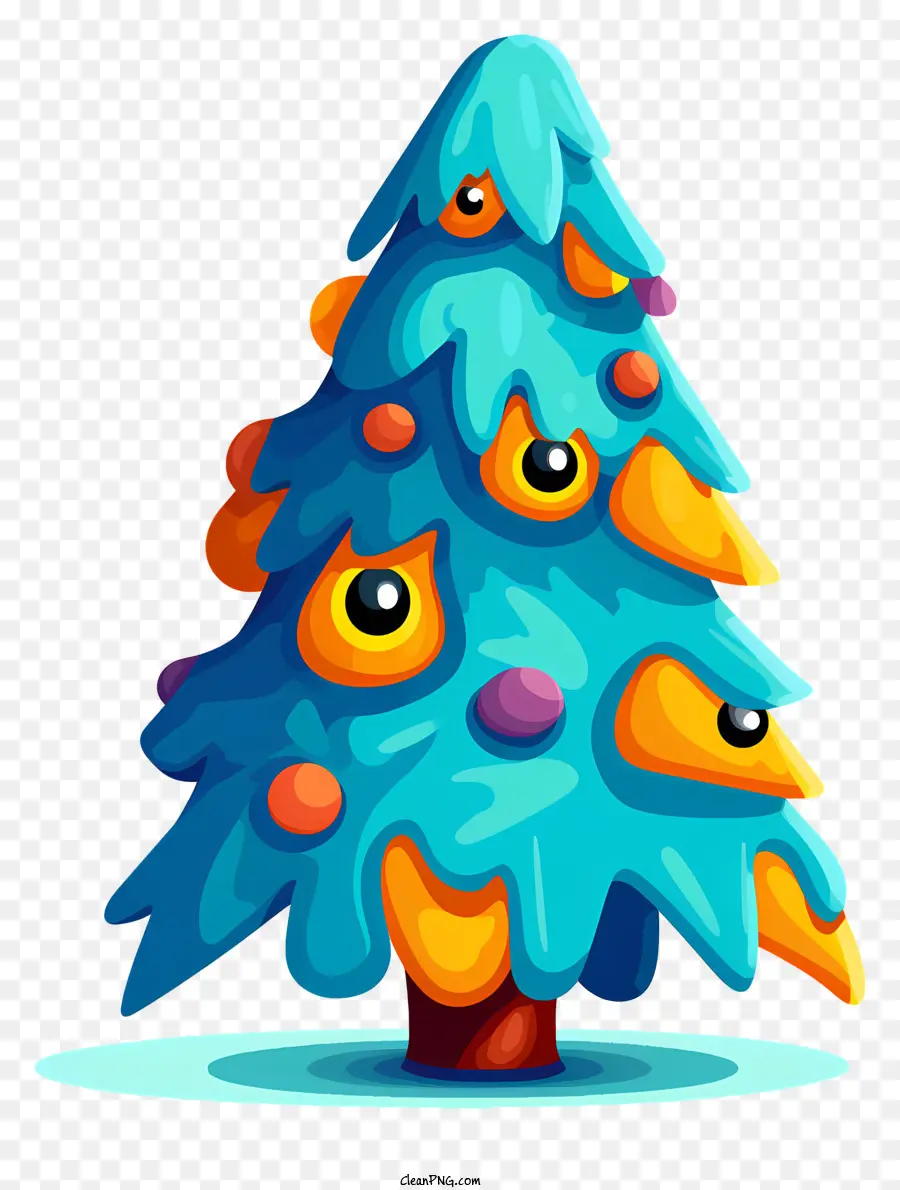 Desenho Animado Da árvore De Natal，Gotas Gomosas PNG