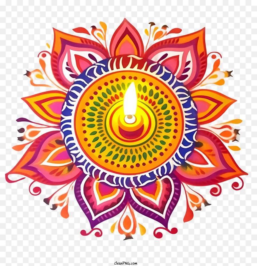 Diwali Diya，Diwali PNG