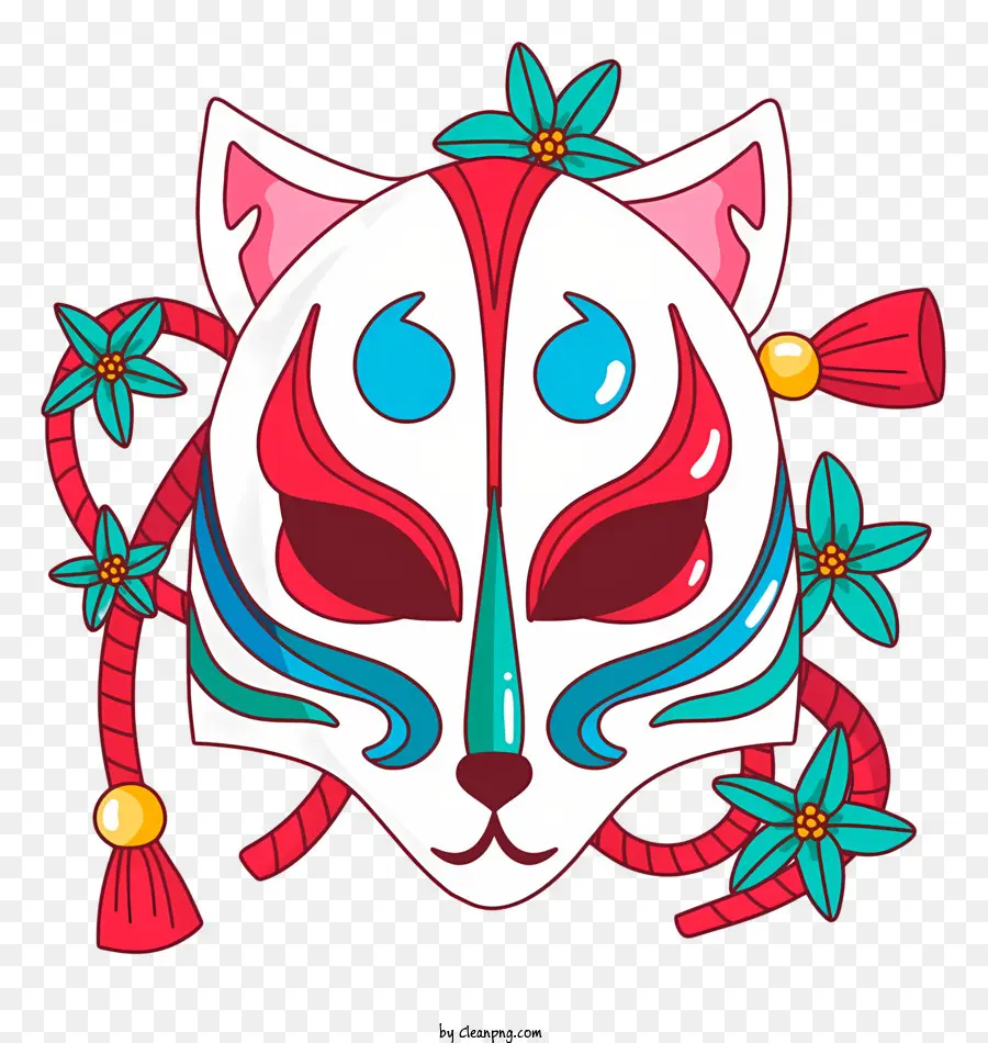Gato De Máscara，Decorativos Máscara PNG