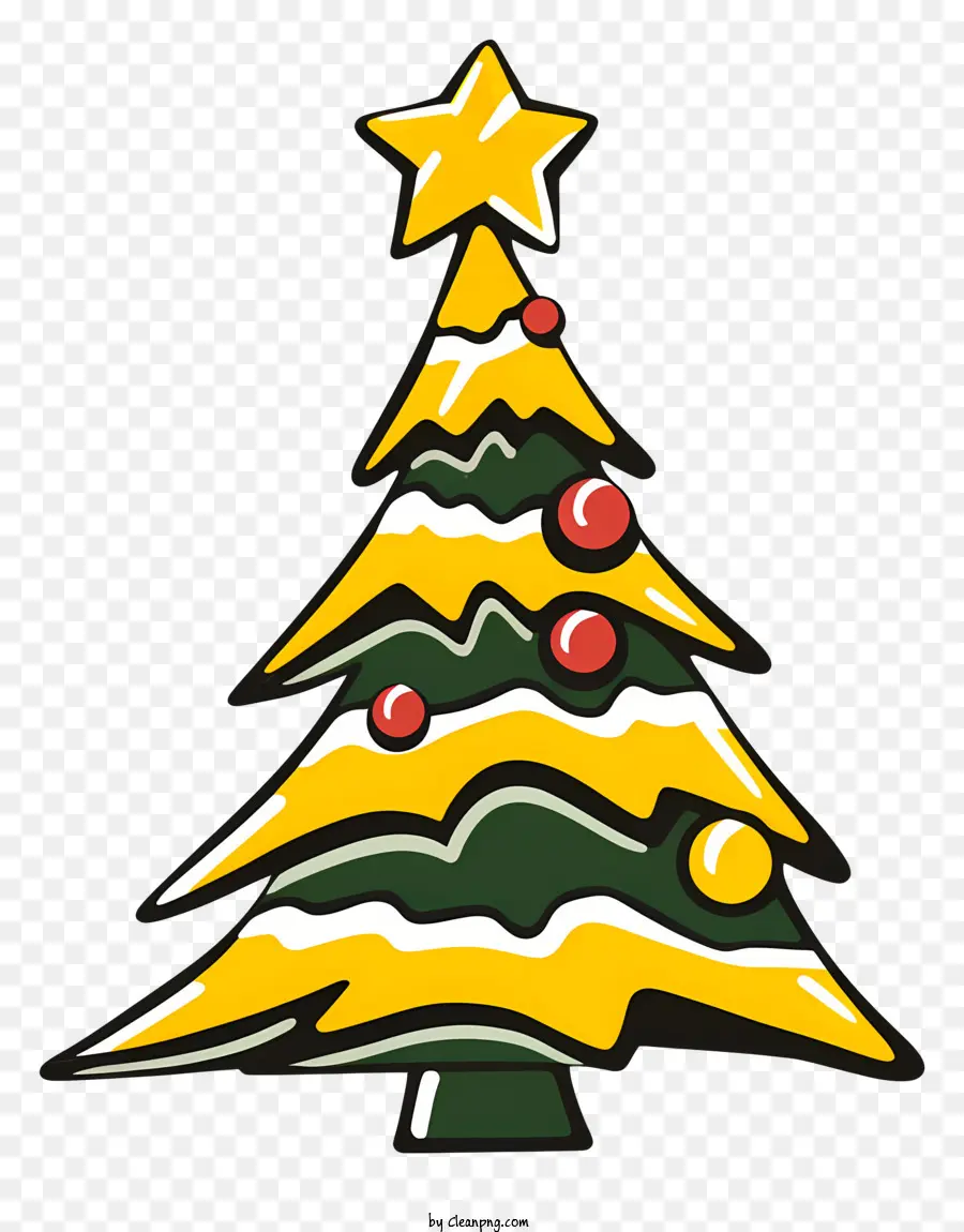 árvore De Natal，Decorações De Ouro PNG