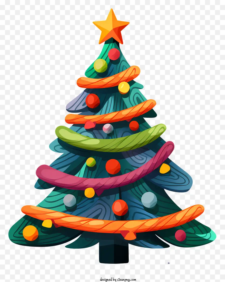 árvore De Natal，Decorações Festivas PNG