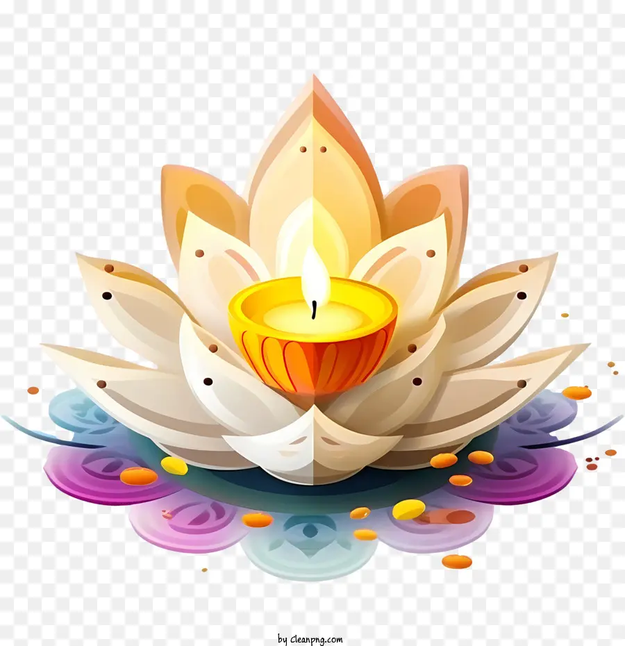 Diwali Diyas，Lâmpada Diya PNG