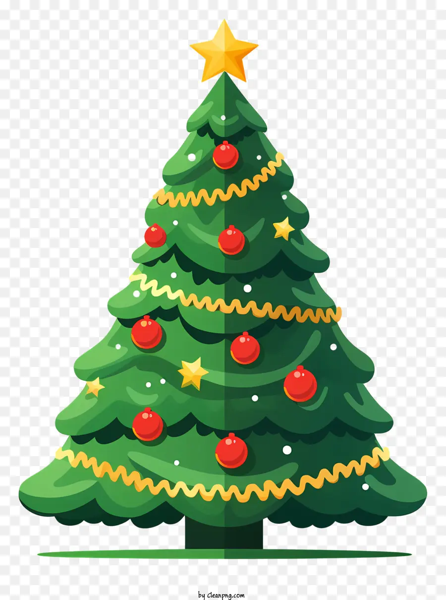 árvore De Natal，Base Verde PNG