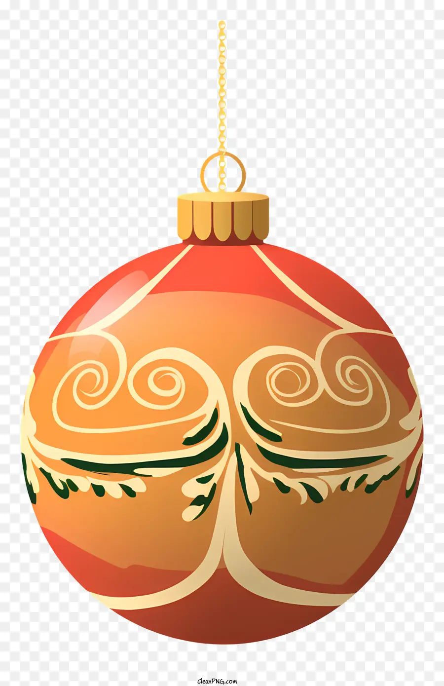 Enfeite De Natal，Ornamento Vermelho PNG