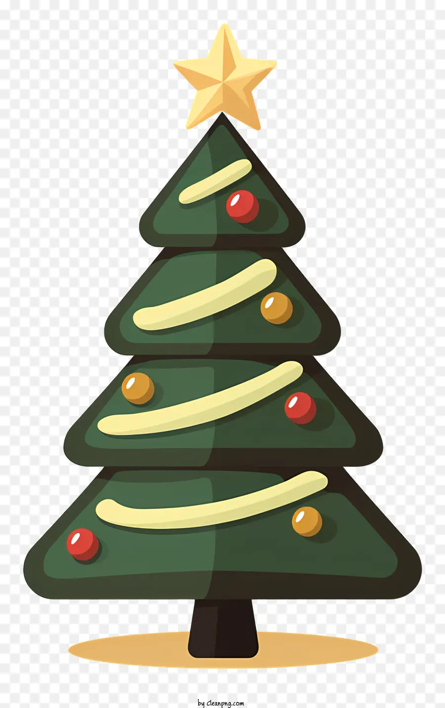 árvore De Natal，Ornamentos De Ouro PNG