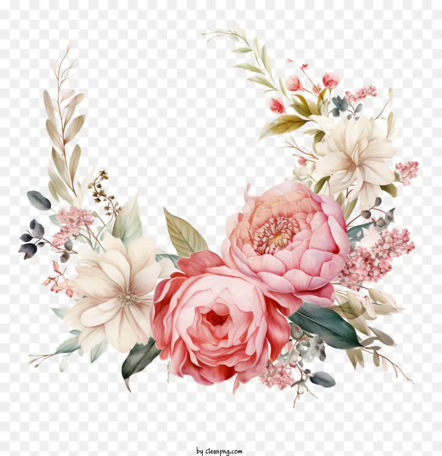 Flor Do Casamento，Floral PNG