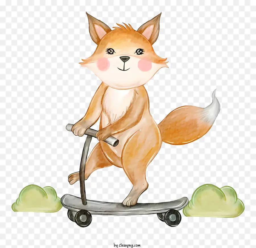 Bonito Fox，Skate PNG