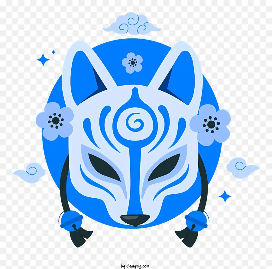 Fox Ilustração，Raposa Azul E Branca PNG