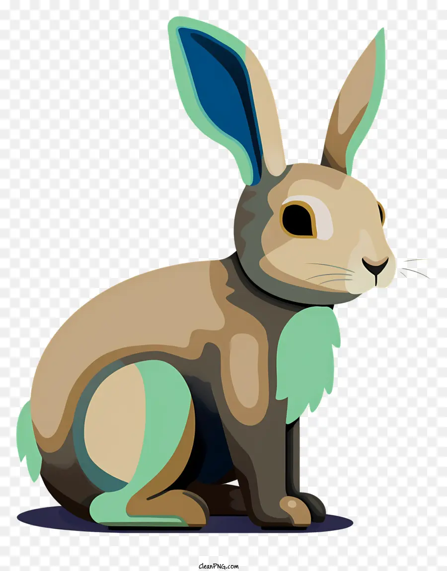 Desenhos Animados Coelho，Rabbit Sentado PNG