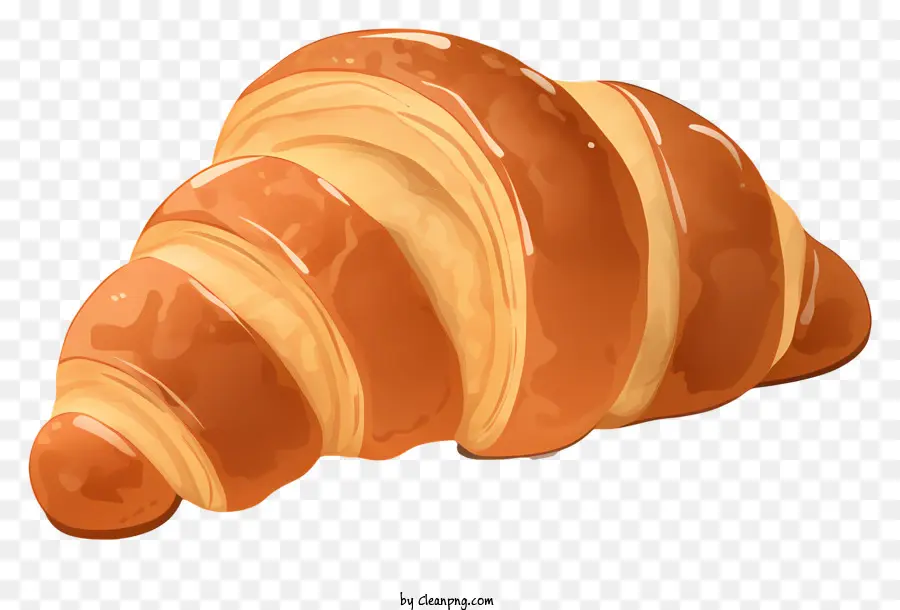 Croissant，Pastelaria PNG