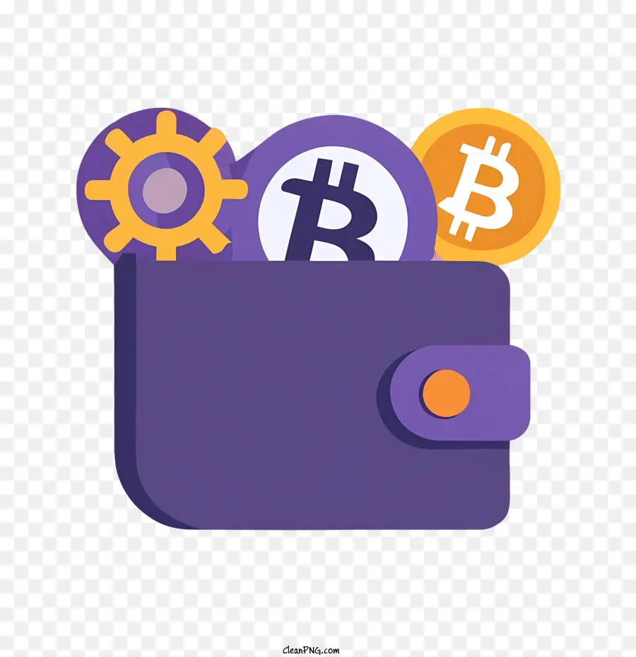 Bitcoin Wallet，Bolsa Da Moeda PNG