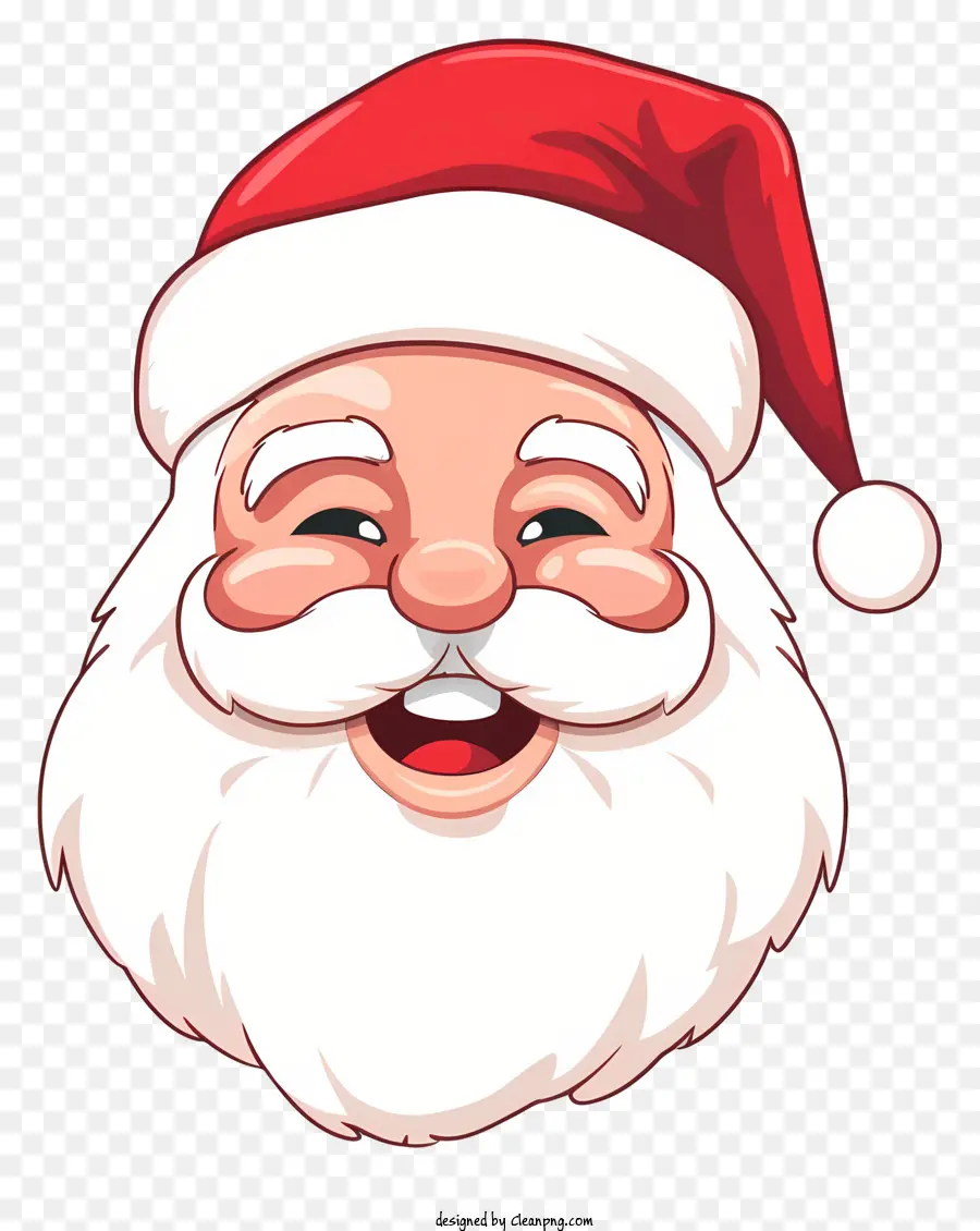 Papai Noel，Chapéu Vermelho E Branco Do Papai Noel PNG