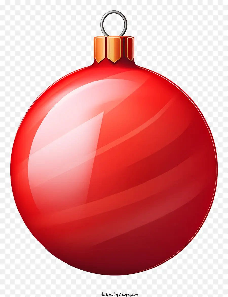 Ornamento De Natal Vermelho，Ramo PNG