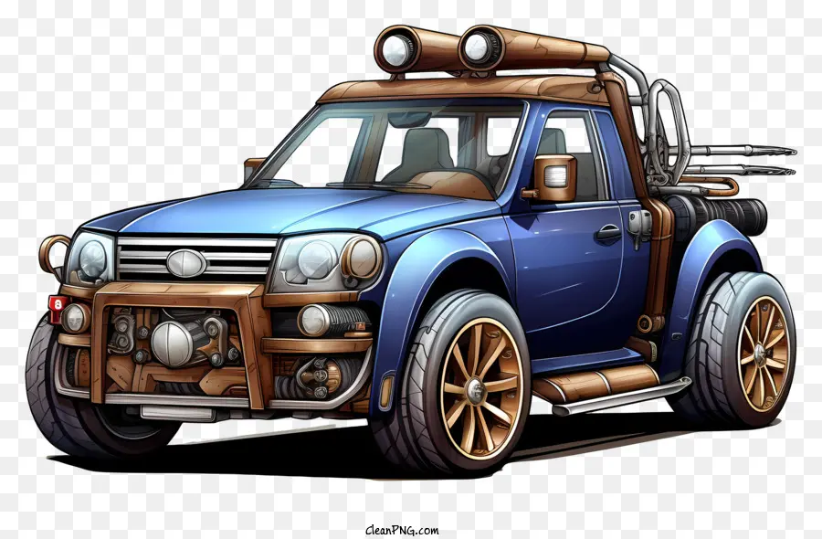 O Veículo Offroad，Carro Azul PNG