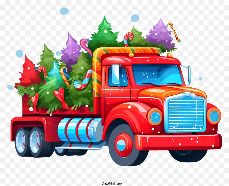 Caminhão De Natal，Decorações De Natal PNG