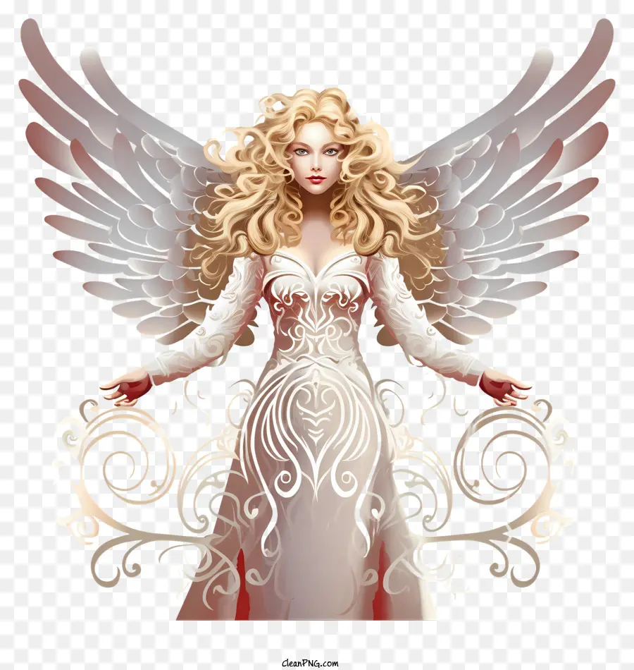 Anjo Feminino，Anjo Elegante PNG