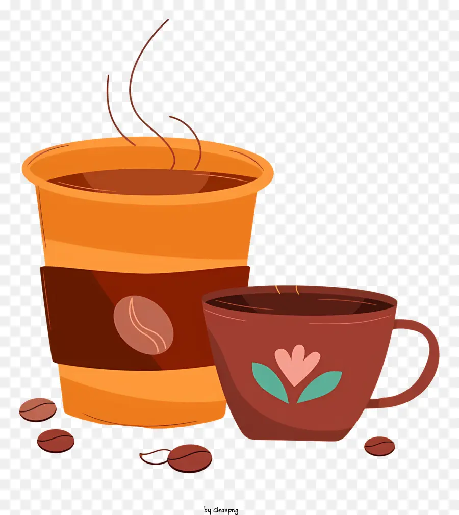 Xícara De Café，Chávena De Chocolate Quente PNG
