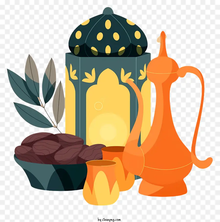 Chá Em árabe Lata，Cozinha Tradicional PNG