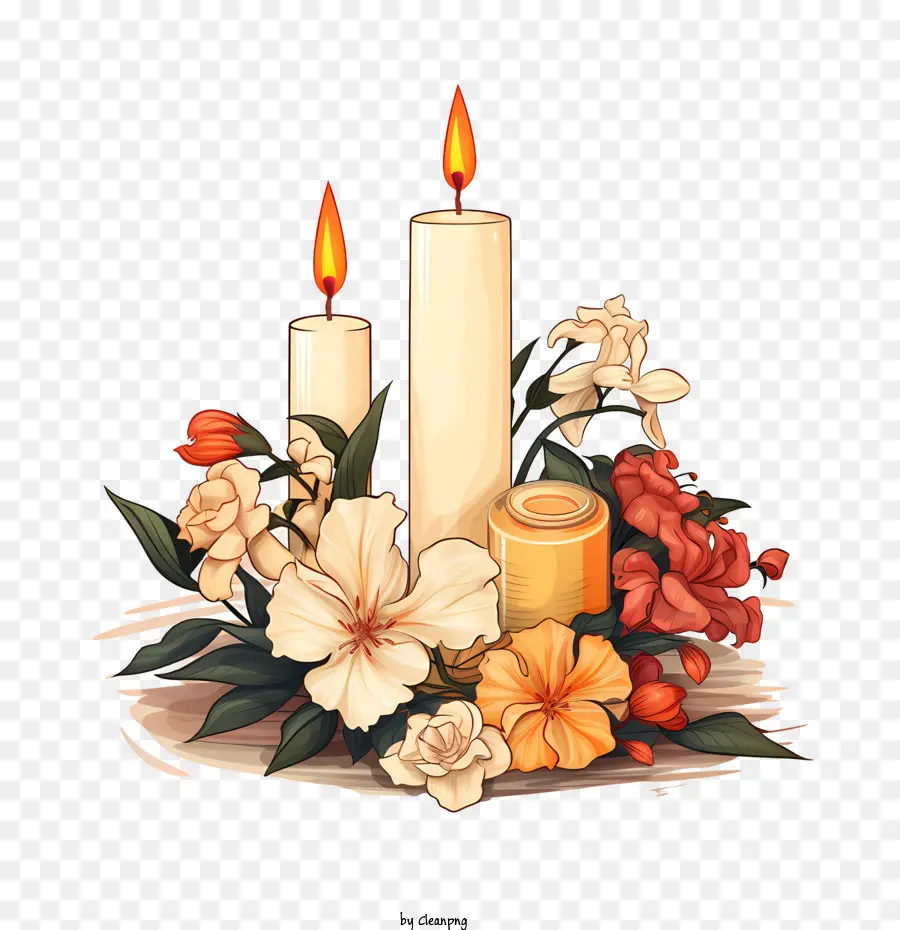 Dia De Finados，Velas PNG