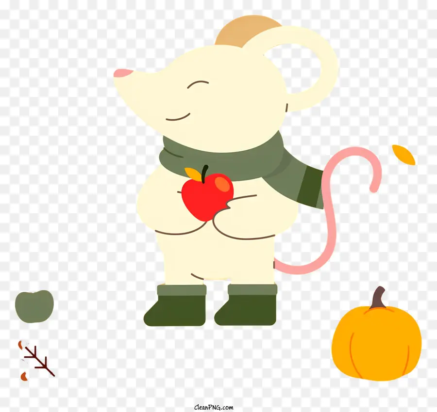 Rato，Rato Com Apple PNG