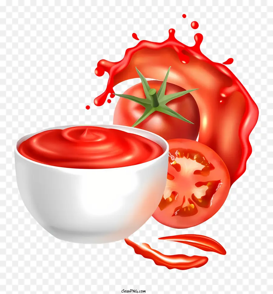 Ketchup De Tomate，Tigela PNG