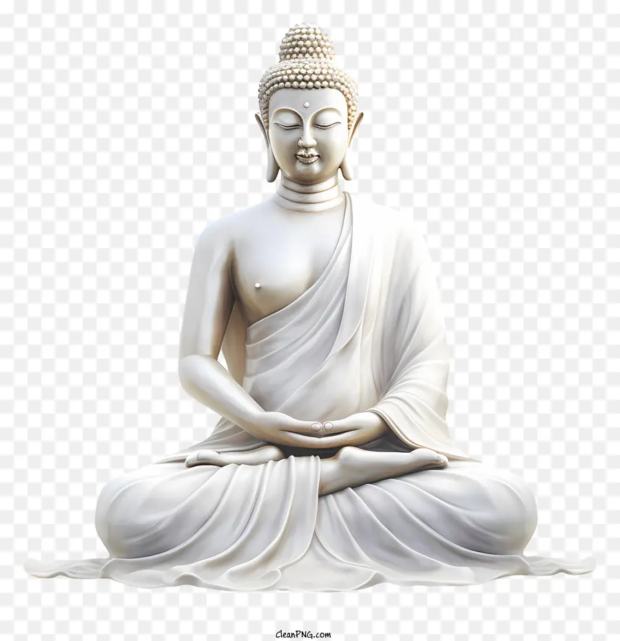 Estátua De Buda，Meditação PNG