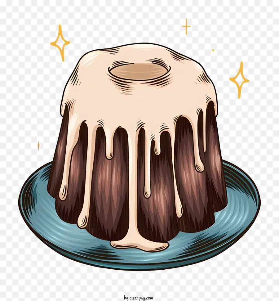 Bolo De Chocolate，Cartoon Bolo PNG