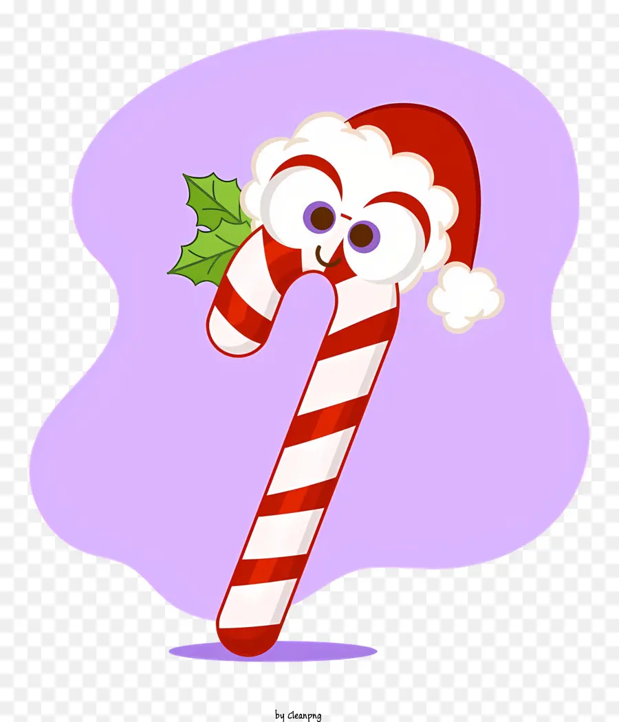 Candy Cane，Chapéu De Papai Noel PNG