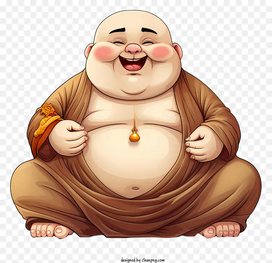 Monge Budista，Posição De Lótus PNG