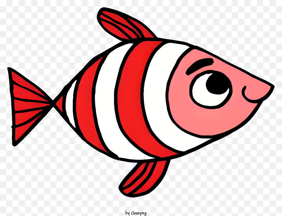 Peixe Listrado，Peixe Vermelho E Branco PNG