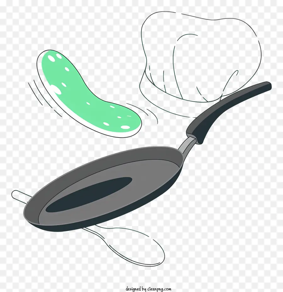 Frying Pan，Colher PNG