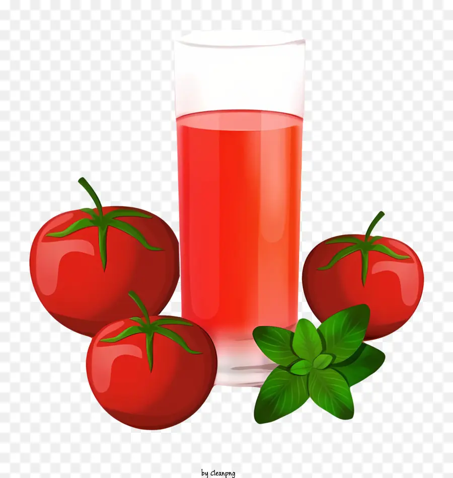 O Suco De Tomate，Copo De Suco De Tomate PNG