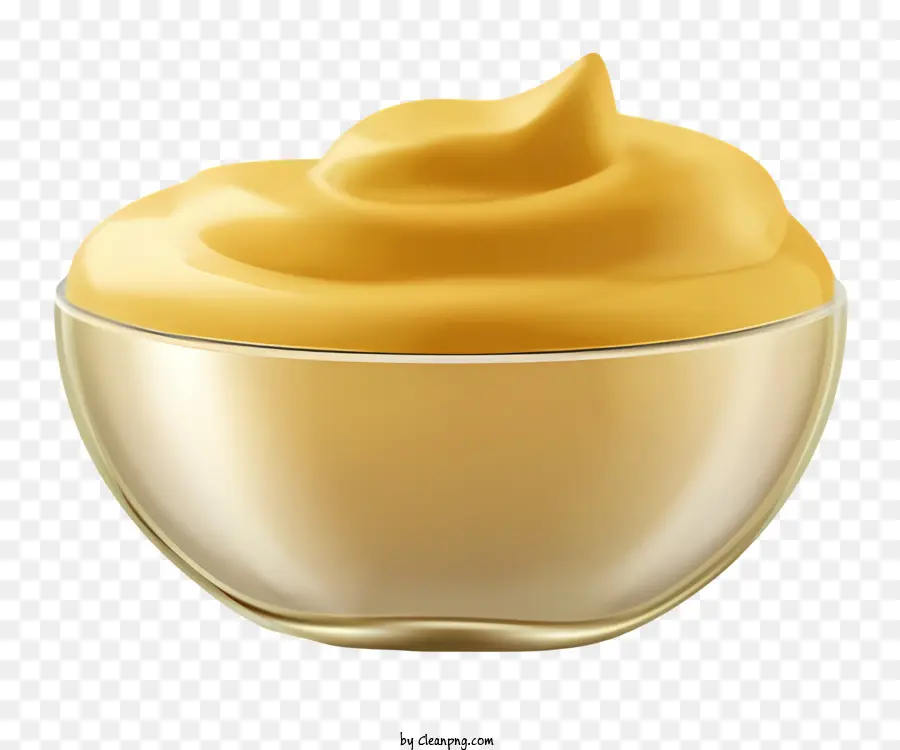 Tigela De Vidro，Creme PNG