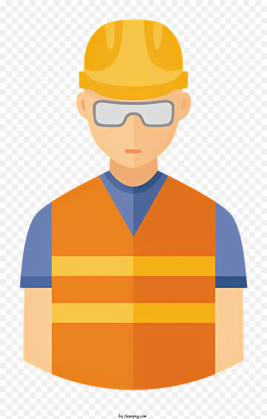 Trabalhador Da Construção Civil，Amarelo Colete PNG