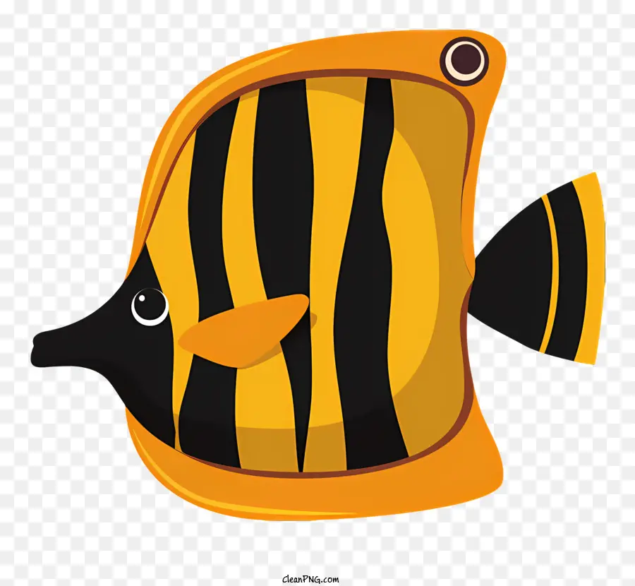 Peixe Listrado，Peixe Laranja E Preto PNG