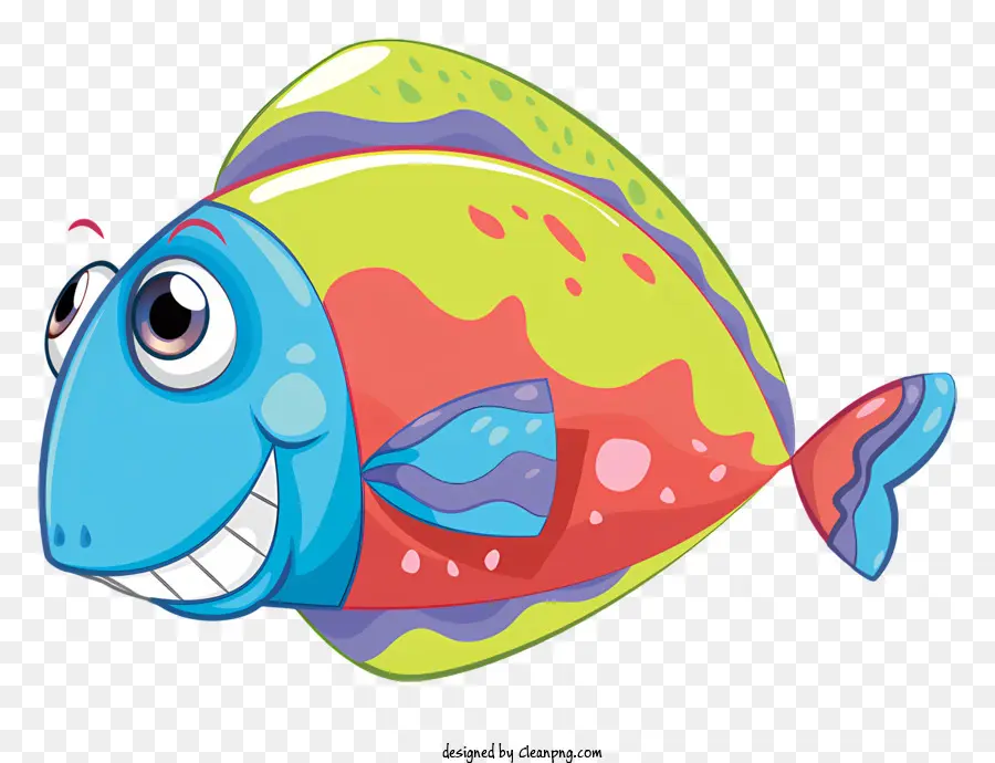 Peixes Coloridos，Grande Sorriso PNG