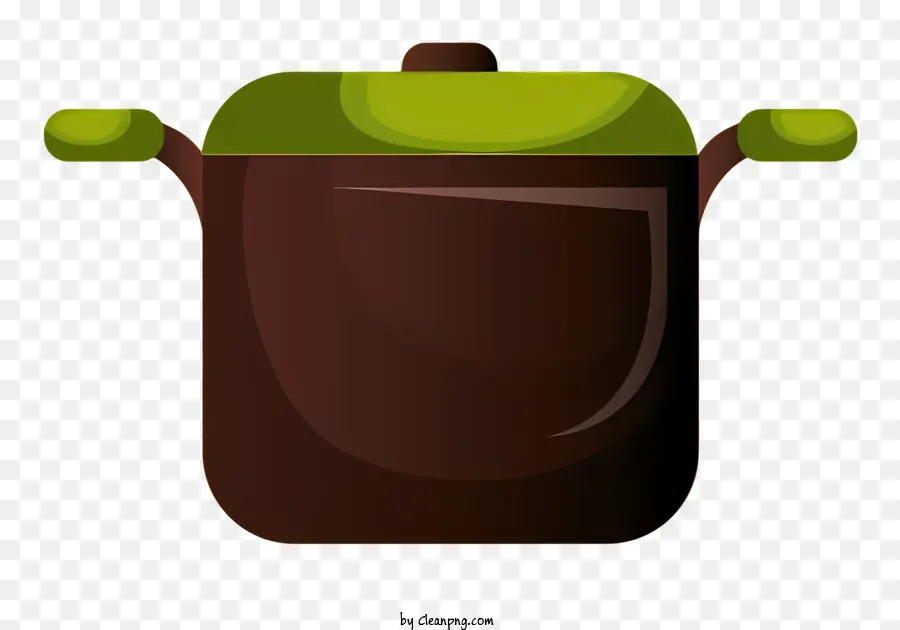 Pote De Cozinha，Pote De Cerâmica Marrom PNG