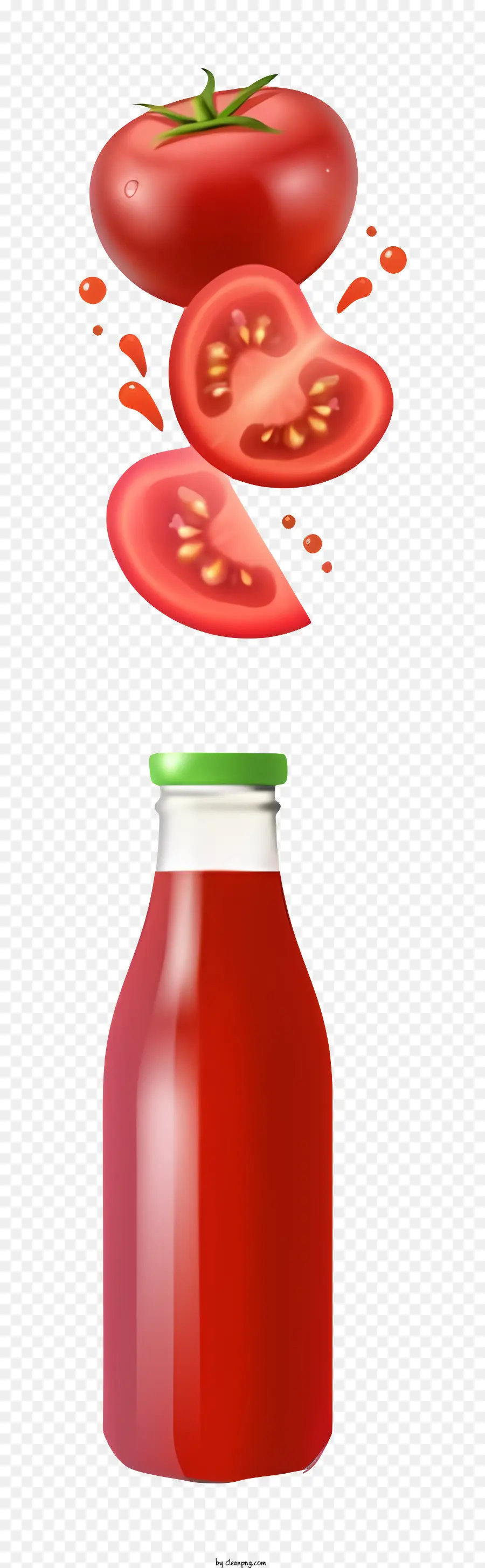 Garrafa De Vidro，Molho De Tomate PNG