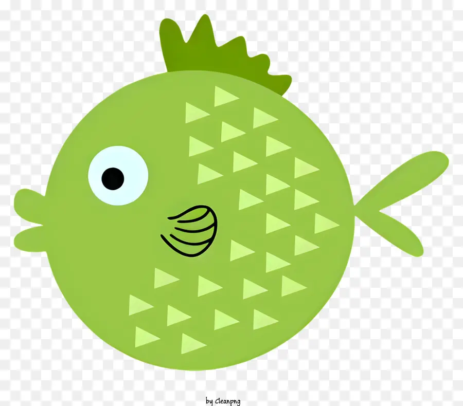 Verde Peixe，Cartoon Peixe PNG