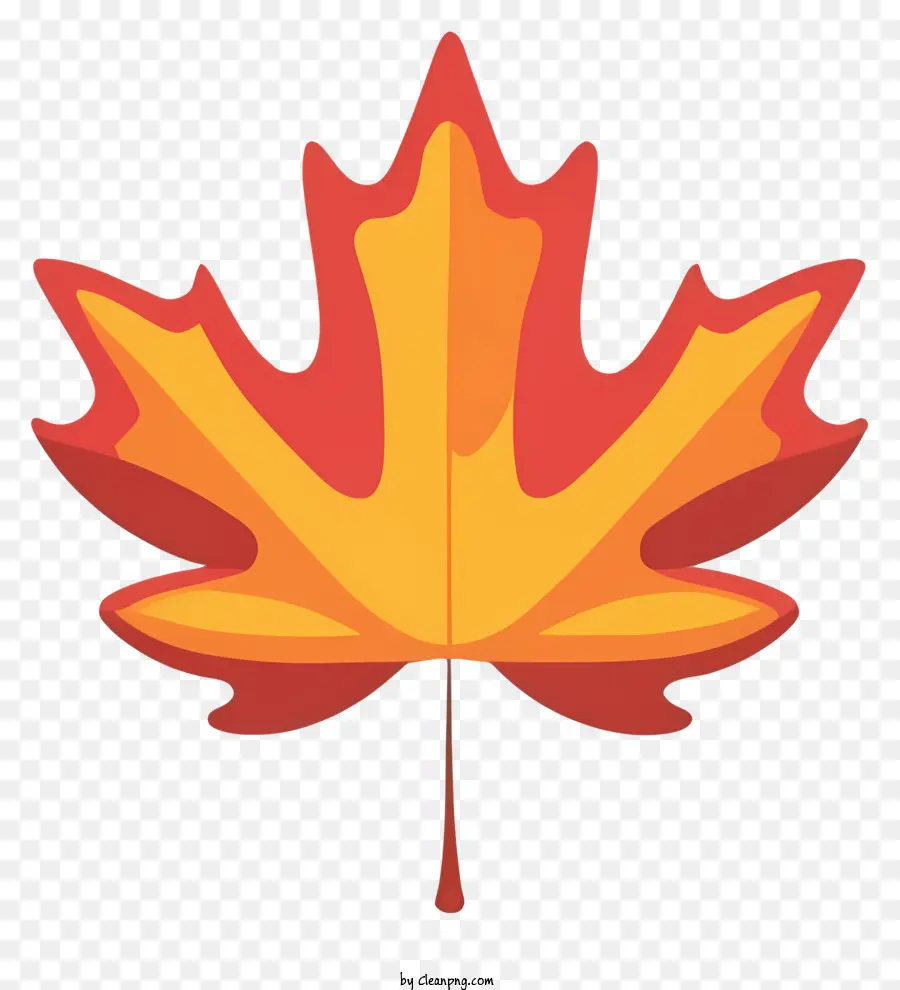 Canadense Maple Leaf，Laranja Maple Leaf PNG