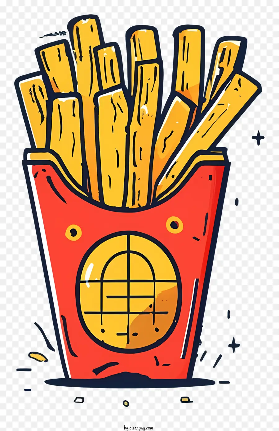 Batatas Fritas，Lanche PNG