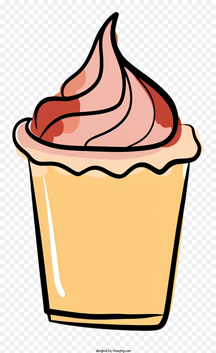 Cupcake，Cupcake Fosco Rosa PNG