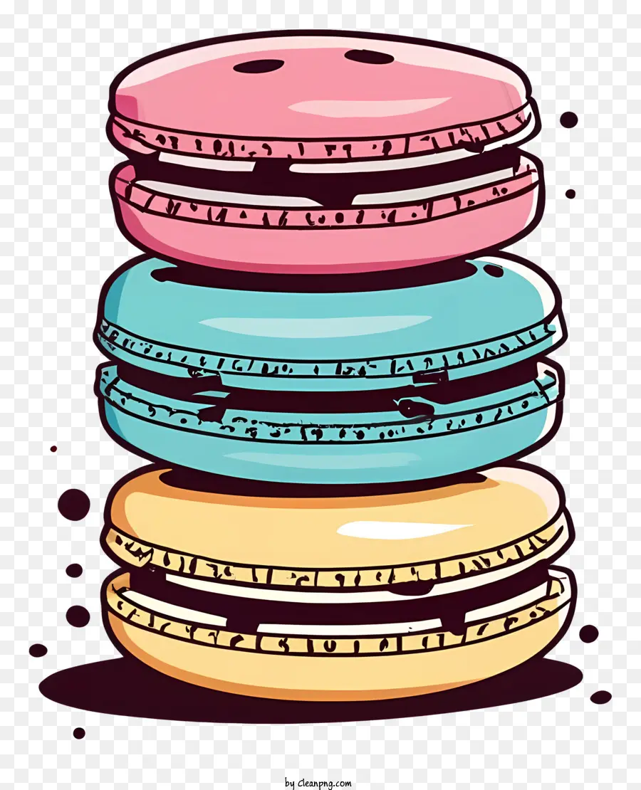 Macarrão，Macarons PNG