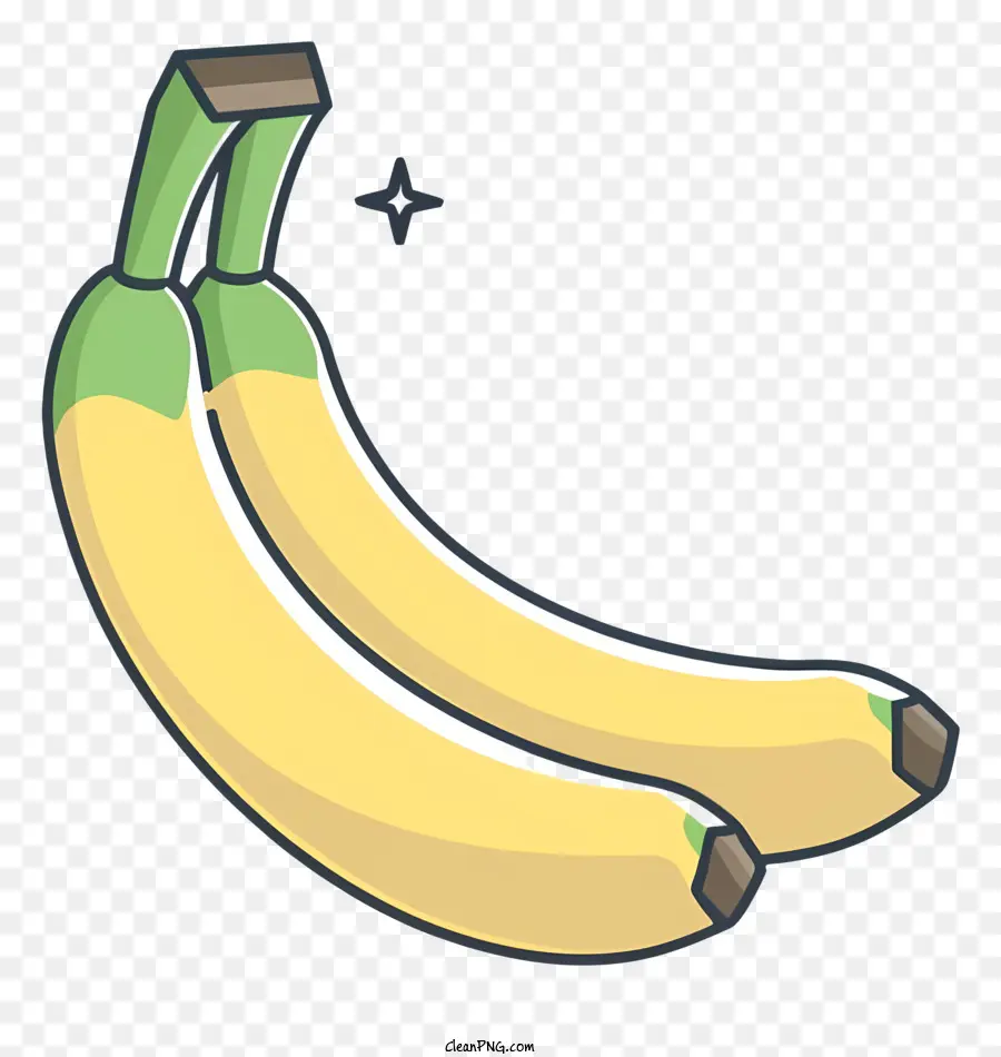 Bananas De Desenho Animado，Fruto Ilustração PNG