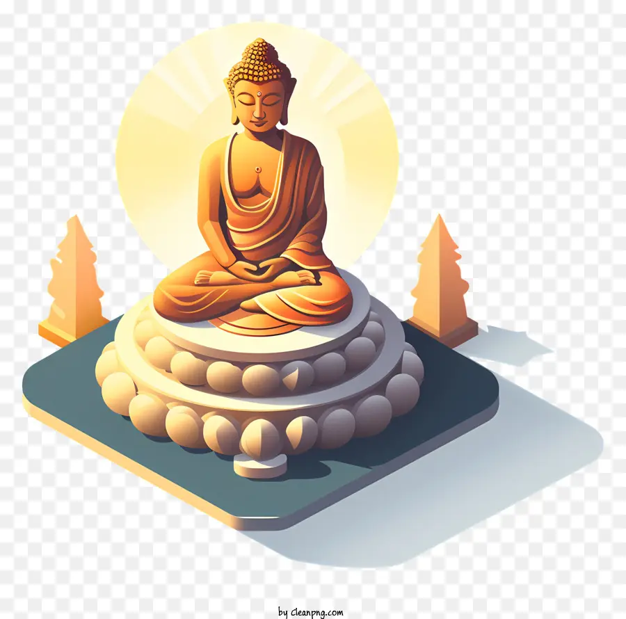 Buda，Estátua PNG