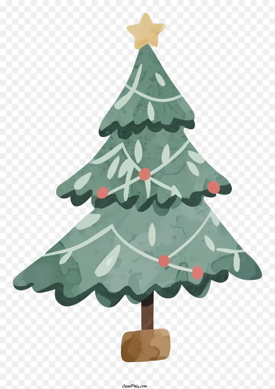 árvore De Natal，Luzes Brancas PNG