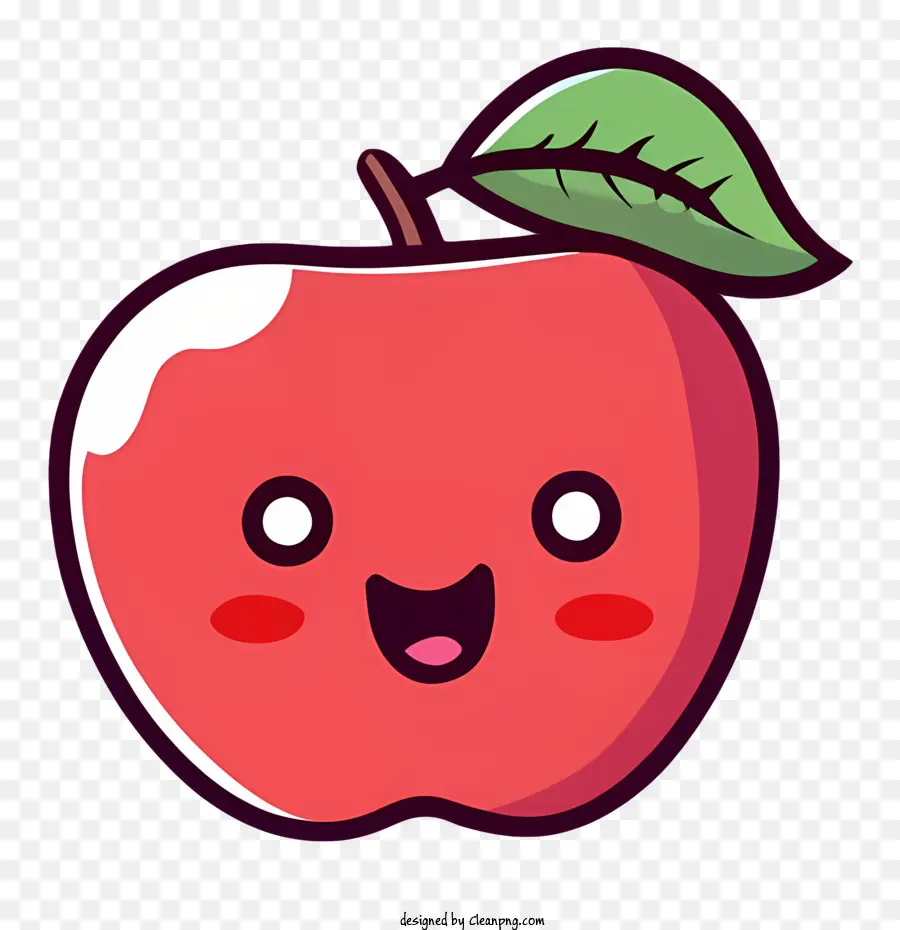 Bonito Apple，Desenho Animado Da Apple PNG