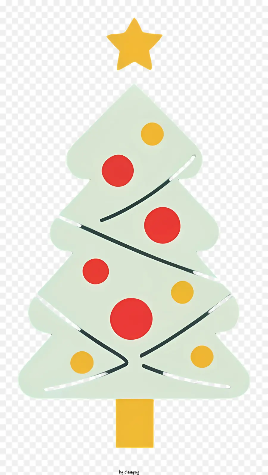 árvore De Natal，Círculos Decorativos PNG