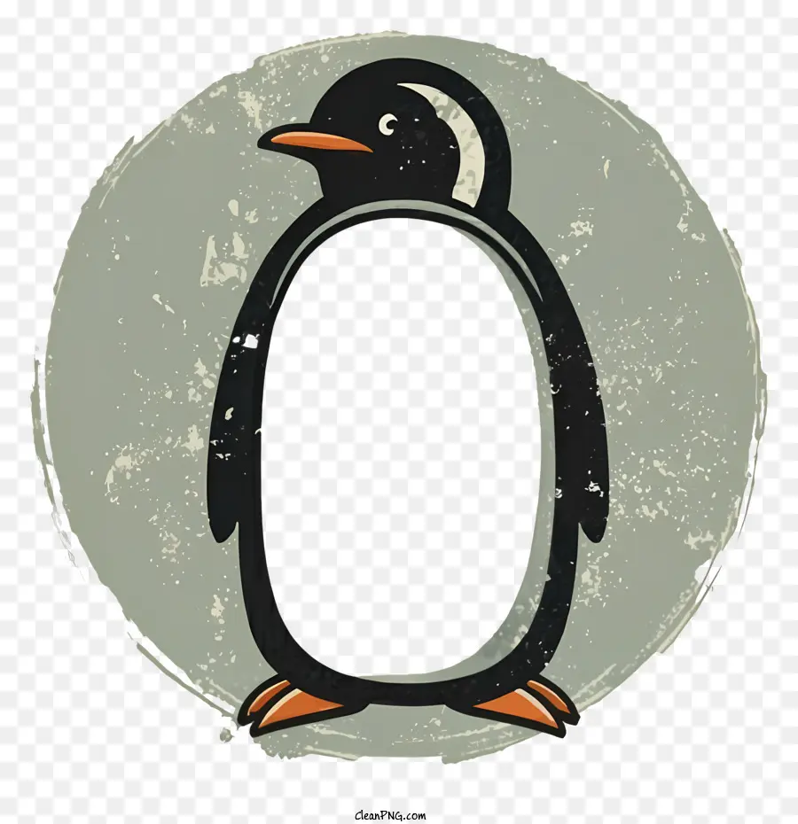 Penguin，Ronda Do Quadro PNG