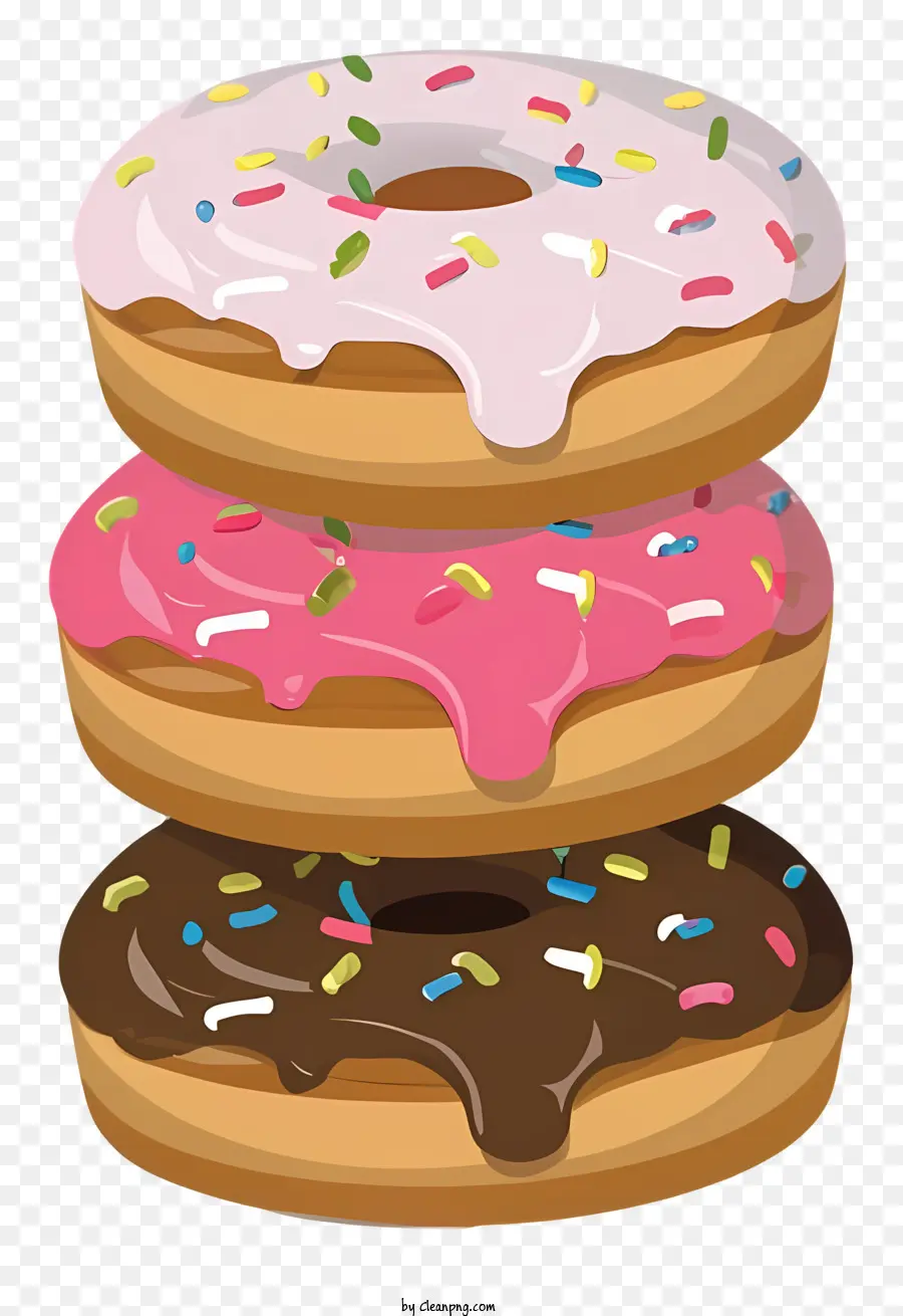 Donuts，Donuts Empilhados PNG
